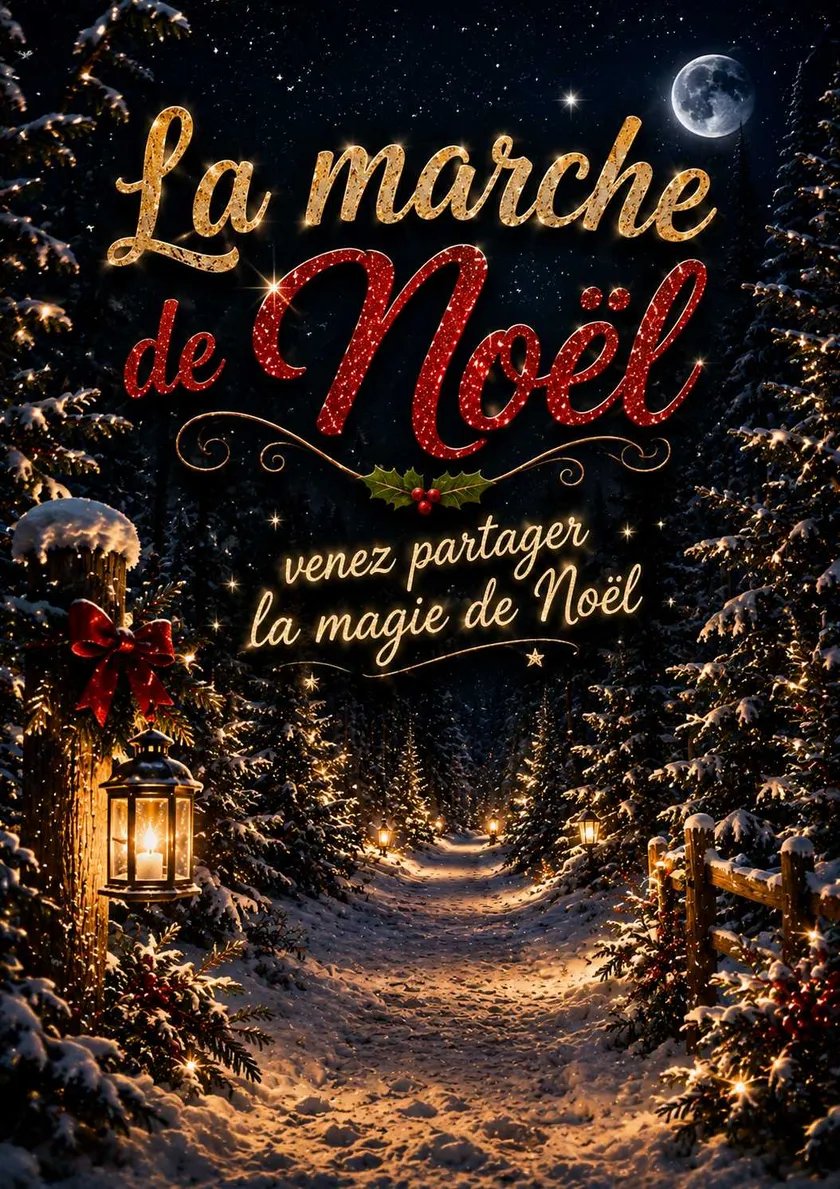 La Marche de Noel :  Ensemble partageons la magie Logo