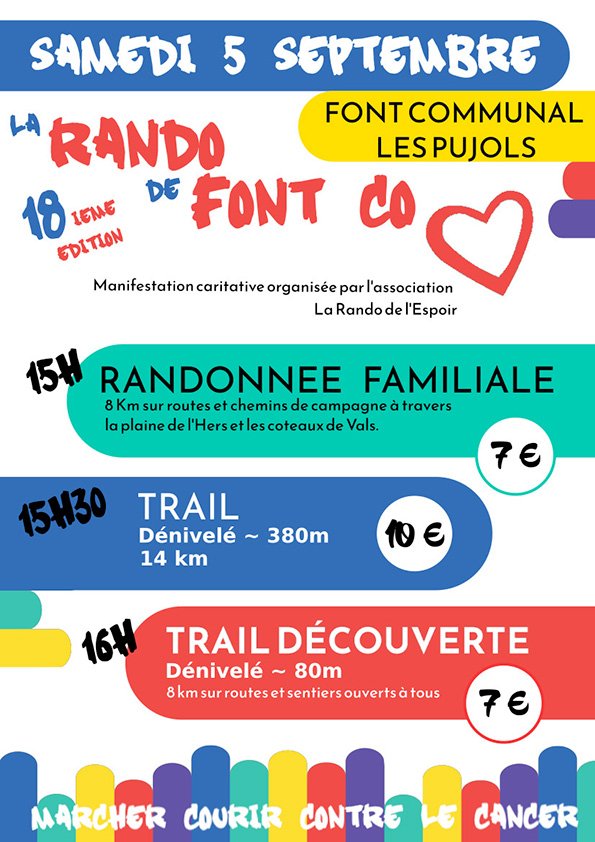 LA RANDO DE FONT CO