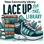 Lace Up For The Library 5K Logo