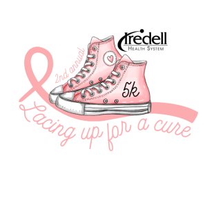 Lacing Up for Cancer Care 5k and 1Mile Run/Walk Logo