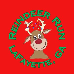 LaFayette Reindeer Run 15th annual Logo