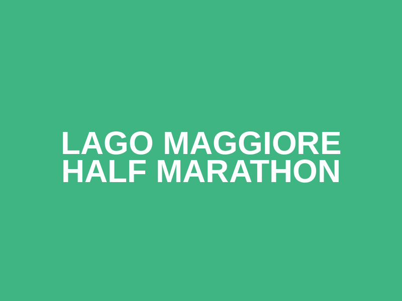Lago Maggiore Half Marathon Logo