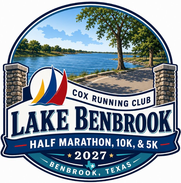 Lake Benbrook Half Marathon & 5K Logo