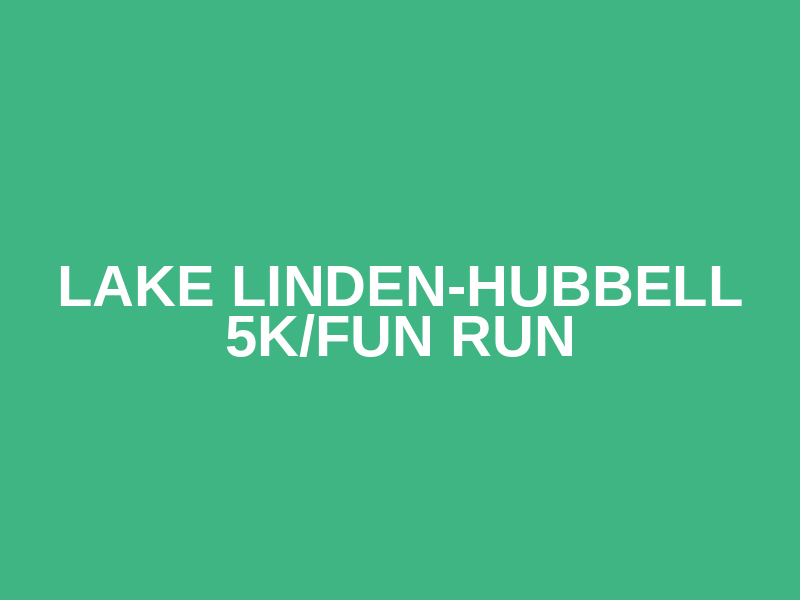 Lake Linden-Hubbell 5k/Fun Run Logo