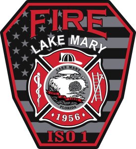 Lake Mary's 9th Annual Run with a Hero 5K and Kids Run Sponsored by Orlando Health Logo