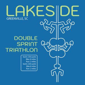Lakeside Double Sprint Triathlon Logo