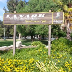 Lanark Park HOME of The DRAGONS 5K Logo