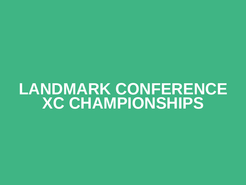 Landmark Conference XC Championships