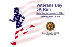 Langhorne American Legion Veteran’s Day 5K