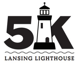 Lansing Lighthouse 5K & 1 Mile Run Logo