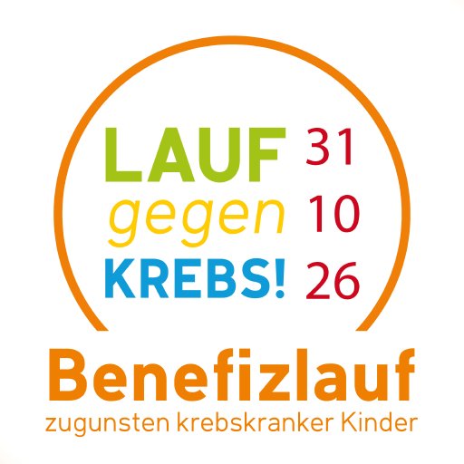 Lauf gegen Krebs! 2026 - Benefizlauf zugunsten krebskranker Kinder Logo