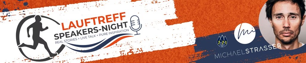Lauftreff Speakers-Night - Michael Strasser Logo