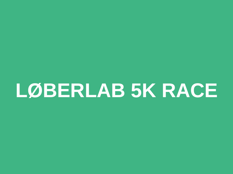 LøberLab 5k race Logo