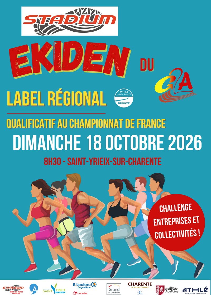 Le STADIUM EKIDEN du G2A Logo