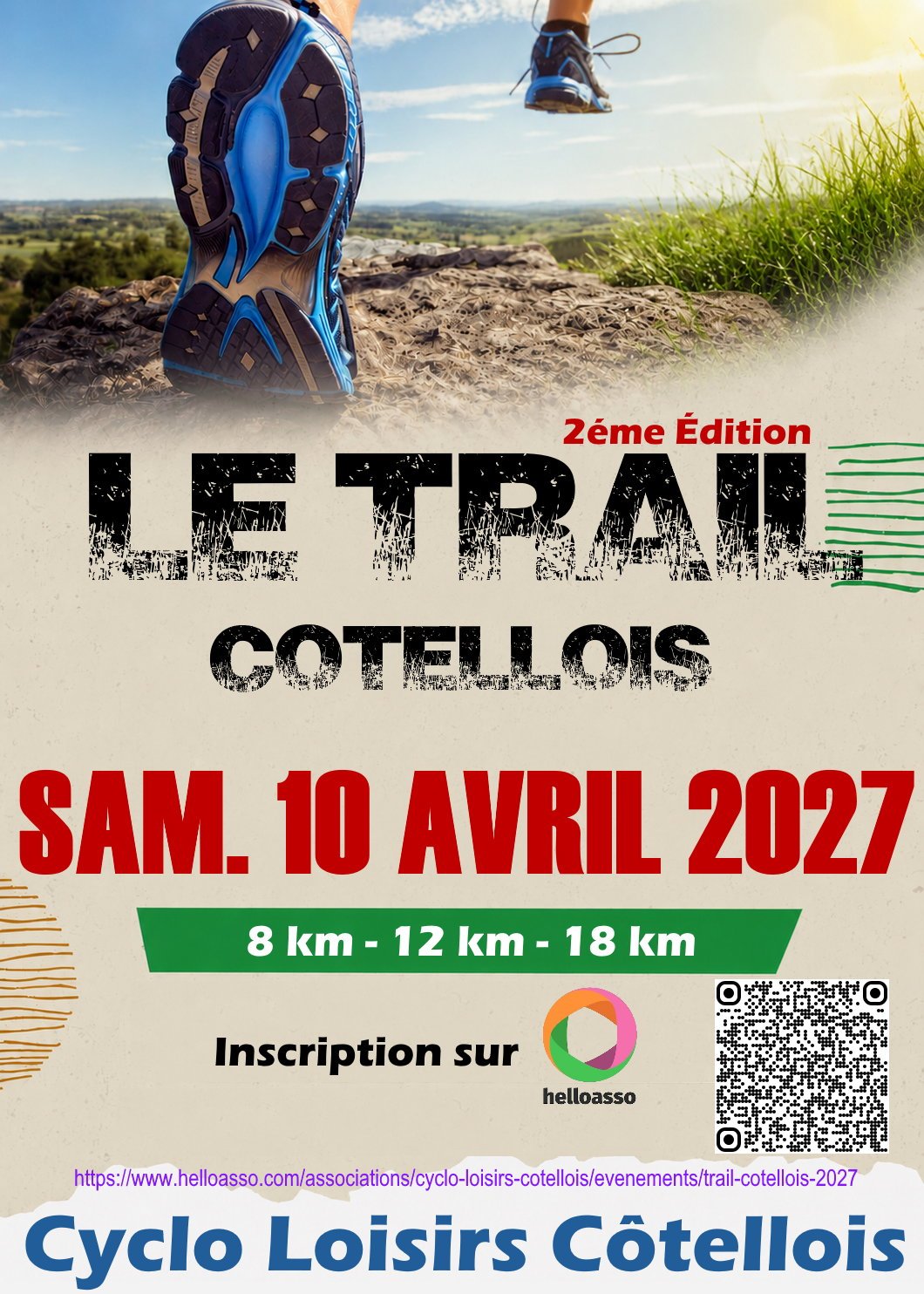 Le TRAIL Côtellois Logo