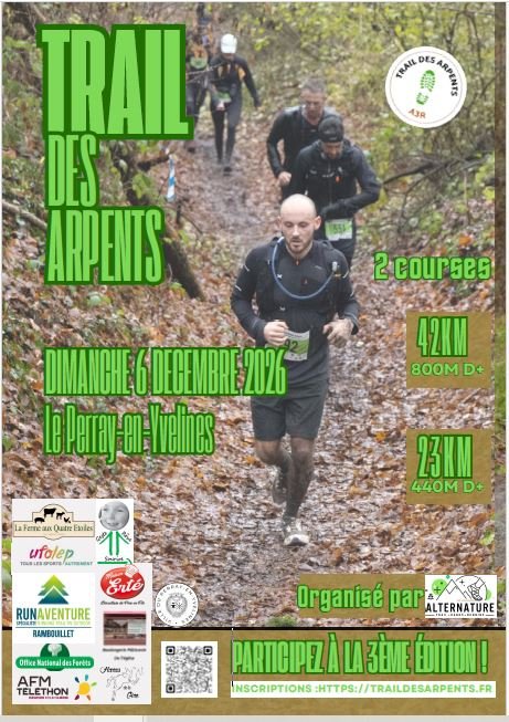LE TRAIL DES ARPENTS 2026 Logo