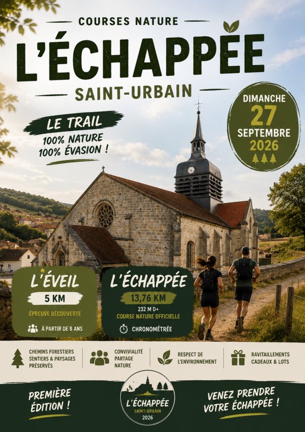 L'échappée de Saint-Urbain Logo