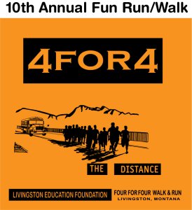 LEF 4 for 4 - THE DISTANCE Logo