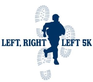 Left, Right, Left 5k Logo