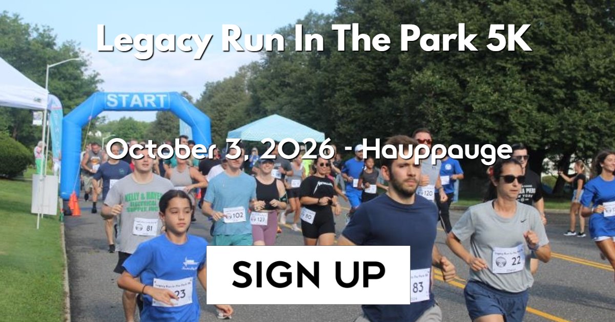 Legacy Run In The Park 5K Run/Walk 2026 Logo