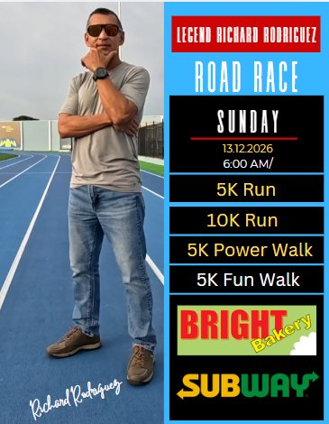 Legend  Richard Rodriguez  5K & 10K Road Race (Certified)