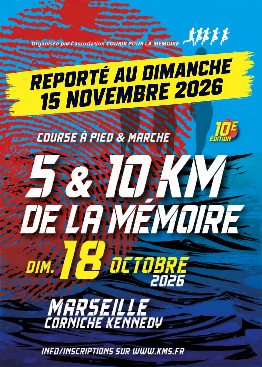 Les 5 et 10 KM de la MEMOIRE - MARSEILLE Corniche