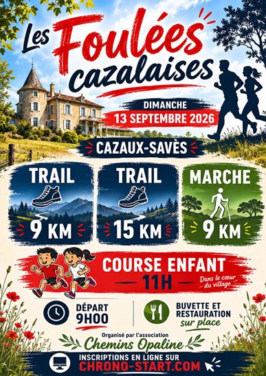 LES FOULÉES CAZALAISES Logo