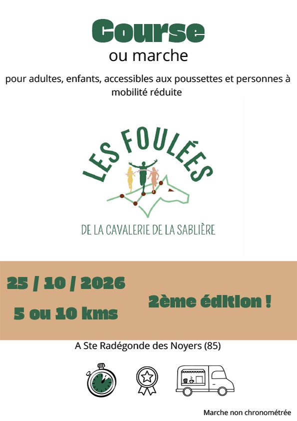 LES FOULÉES DE LA CAVALERIE DE LA SABLIÈRE Logo