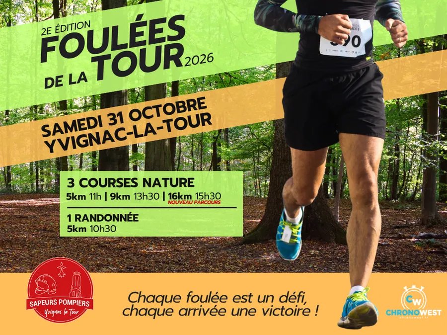 Les foulées de la tour Logo