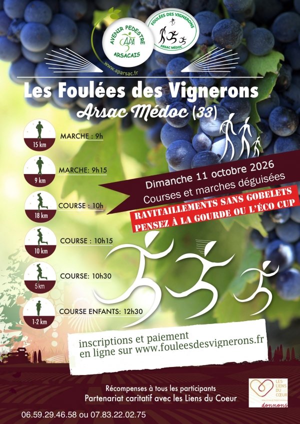 Les Foulées des Vignerons Logo