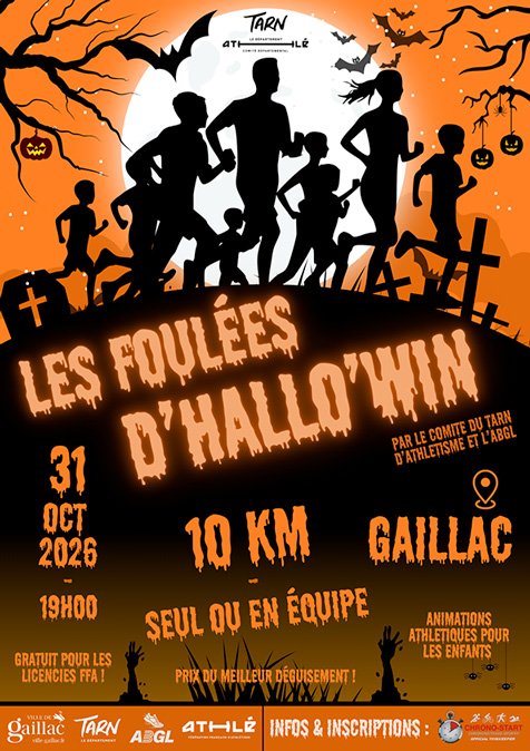 LES FOULÉES D’HALLO’WIN