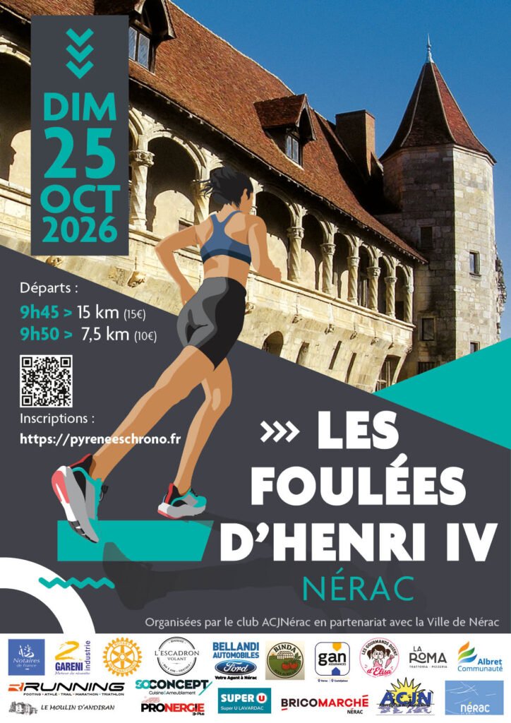 Les Foulées d’Henri IV Logo