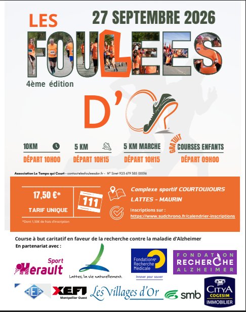 LES FOULEES D’OR Logo