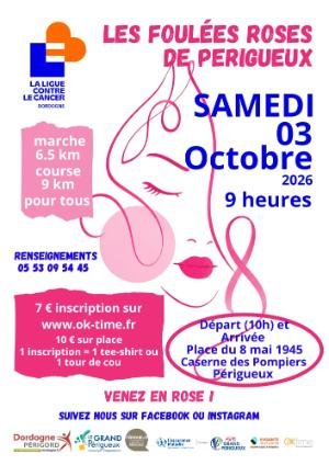 Les Foulées Roses de Périgueux 2026