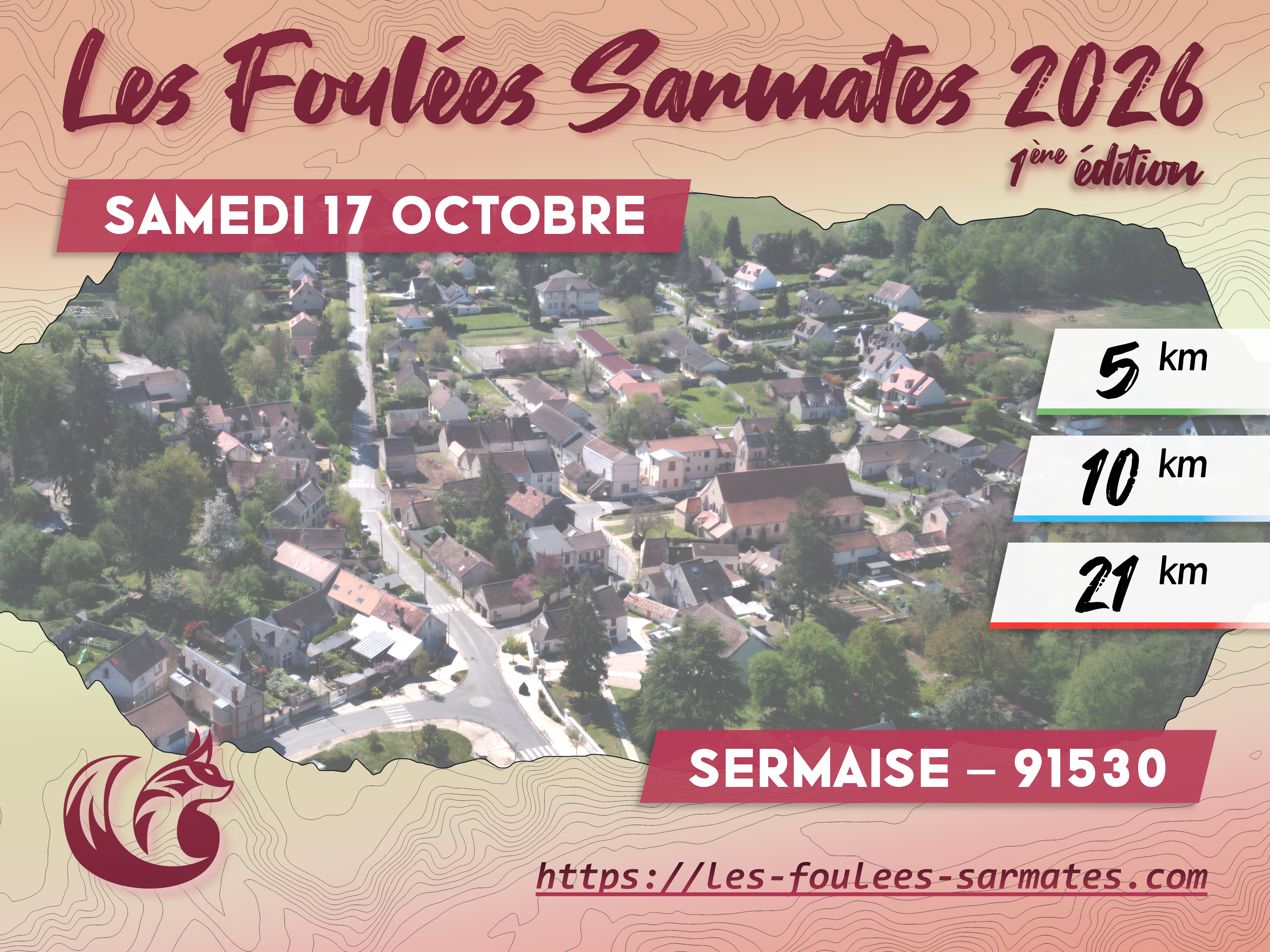 Les Foulées Sarmates Logo