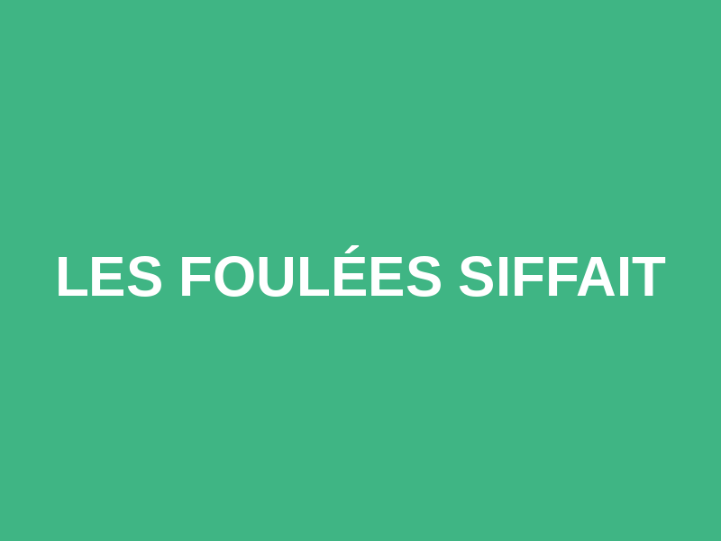Les Foulées Siffait Logo