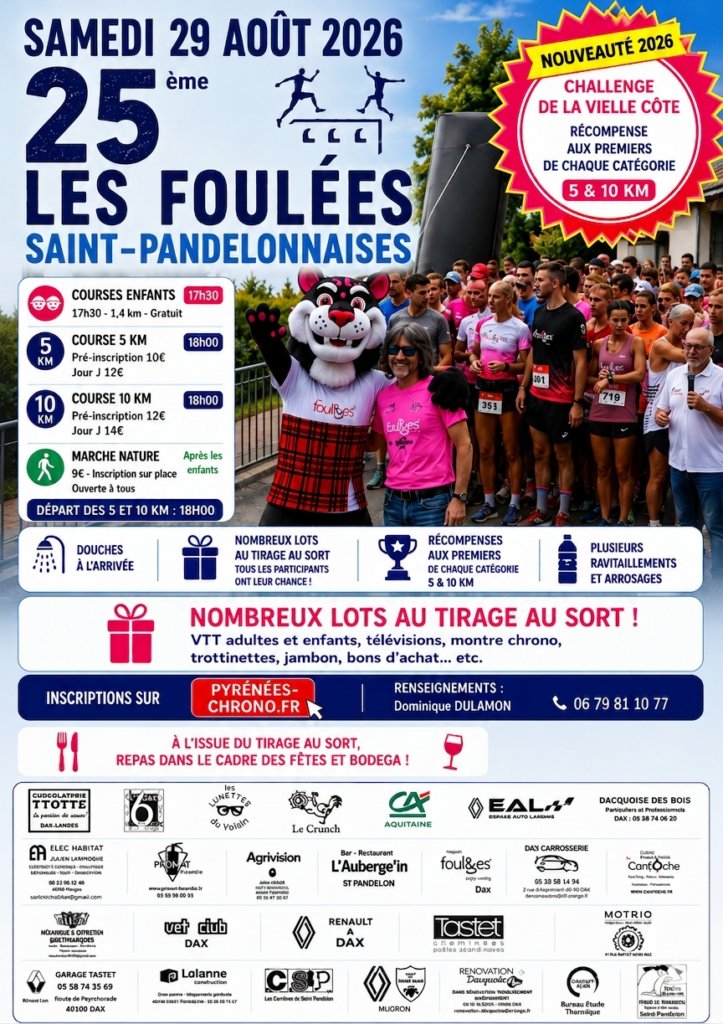 les foulées st pandelonnaises Logo