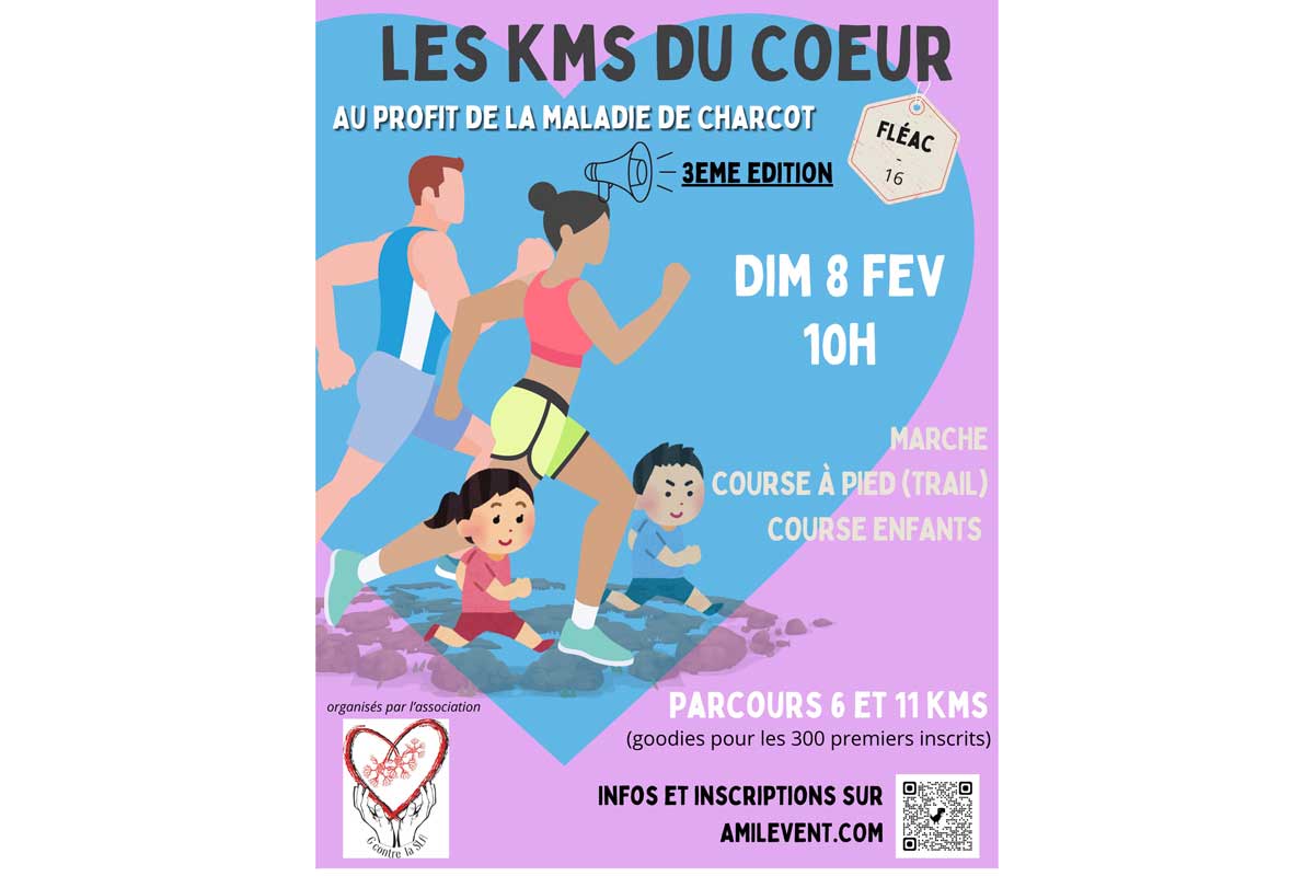 Les Kms du Coeur Logo
