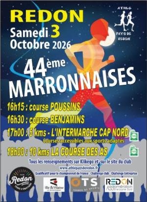 Les Marronnaises - 5km - 10km - Courses enfants