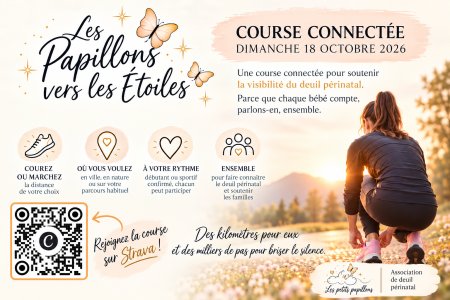 Les Papillons Vers les Étoiles - Course Connectée