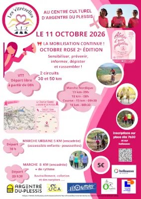 LES VITREZELLES -OCTOBRE ROSE 2ème édition 2026 Logo
