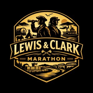 Lewis & Clark Marathon, 1/2 Marathon, 5k and 1-Mile Fun Run Logo