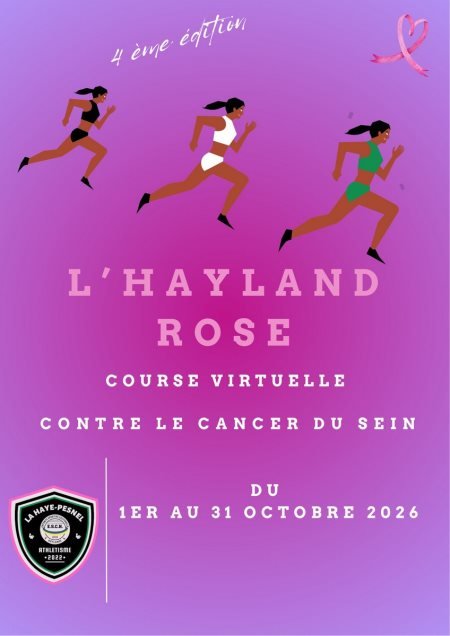 L'Hayland Rose Course Solidaire Virtuelle Logo