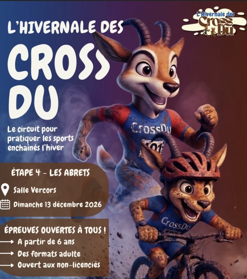 L'hivernale des Cross Duathlon des Abrets en Dauphiné Logo