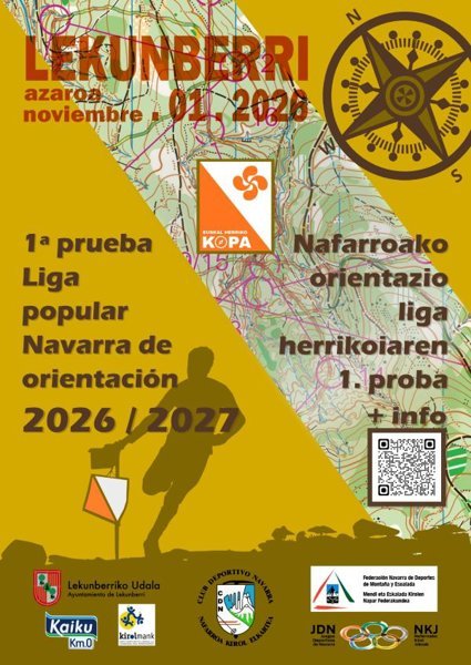 Liga Popular de Orientación Navarra. Lekunberri