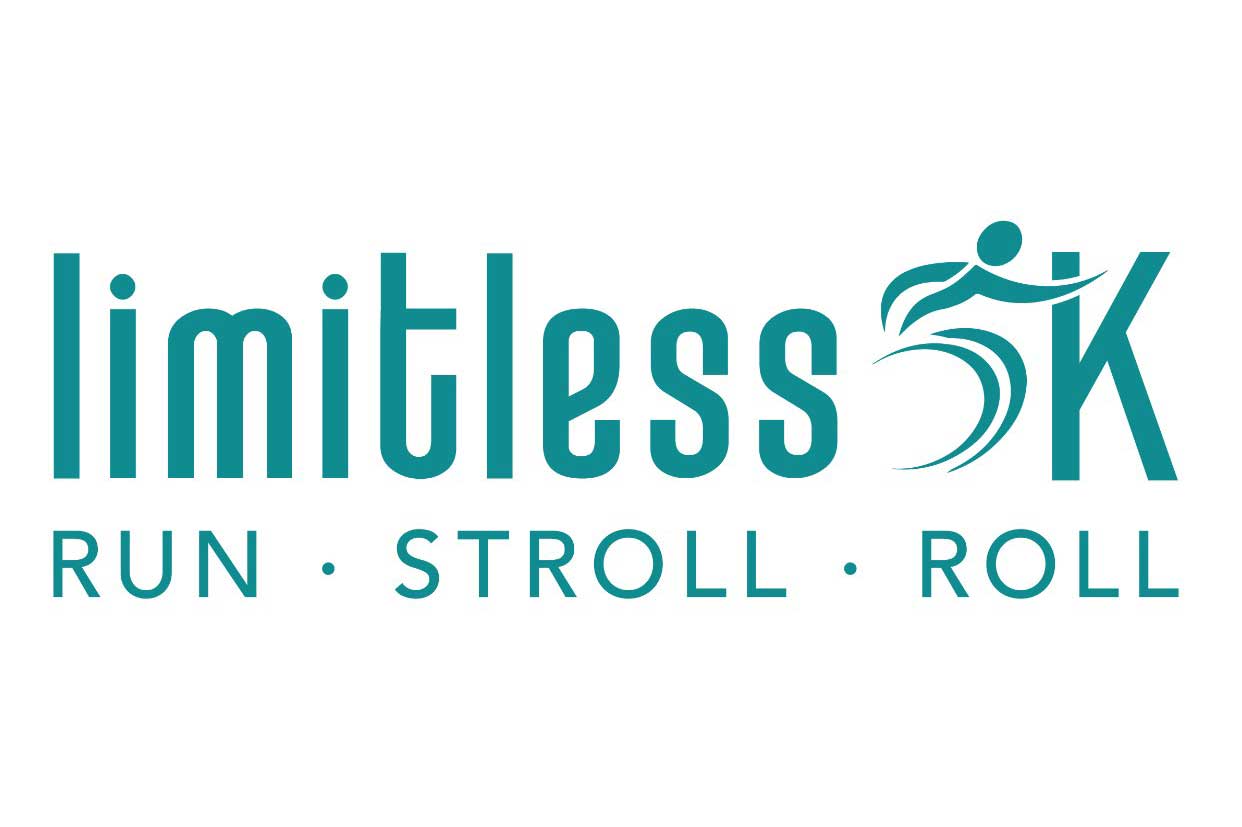 Limitless 5K Run, Stroll, or Roll Logo