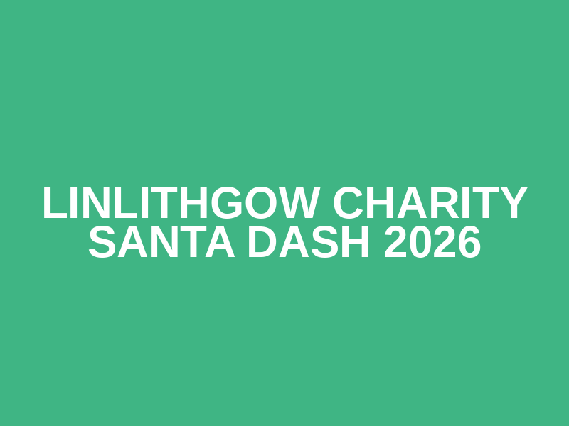 Linlithgow Charity Santa Dash 2026 Logo