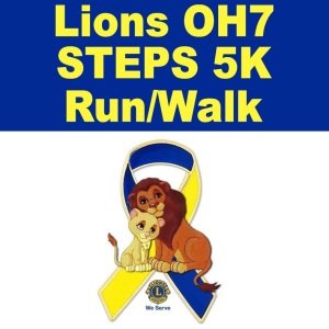 Lions OH7 Steps Walk Logo