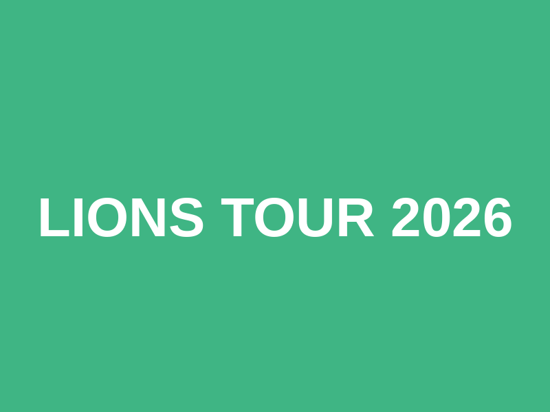 Lions Tour 2026 Logo