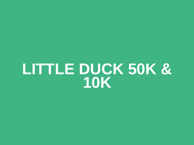 Little Duck 50k & 10k Logo